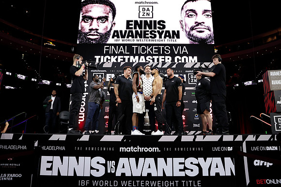 Jaron Ennis and David Avanesyan Weigh-In