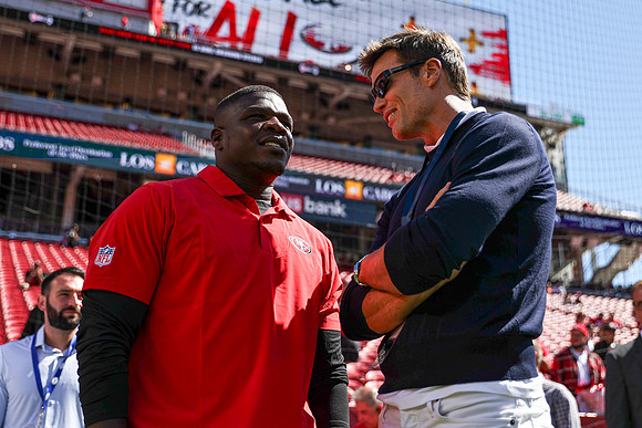 Frank Gore, Tom Brady