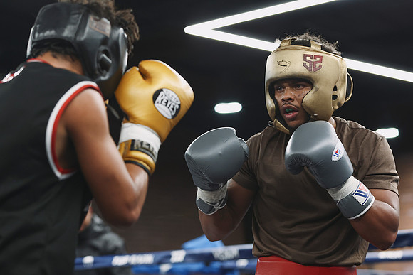 Shakur Stevenson Training Session