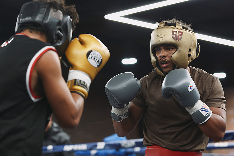 Shakur Stevenson Training Session