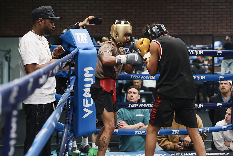 Shakur Stevenson Training Session