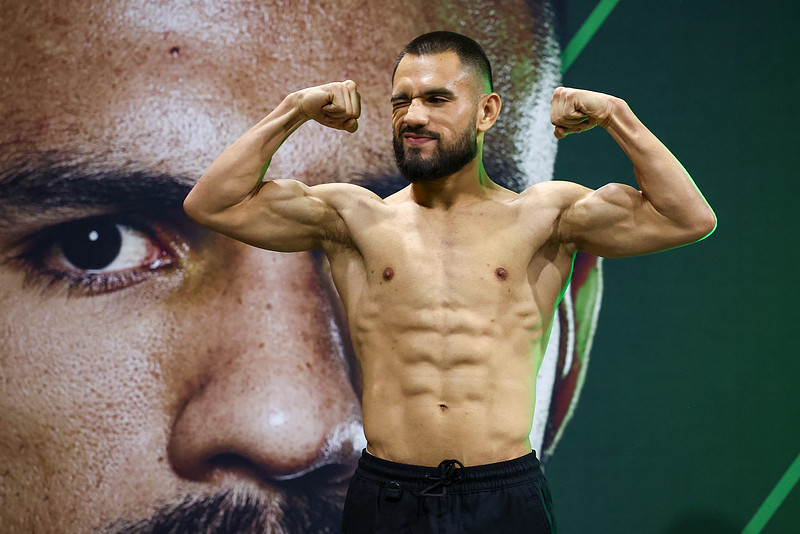 Eduardo Nunez vs Christopher Diaz Weigh-In