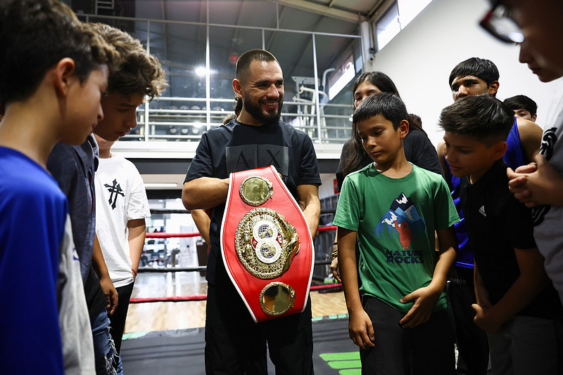 Eduardo Nunez Gym Visit