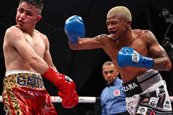 Adrian Curiel and Sivenathi Nontshinga Fight Night