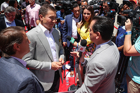 Canelo Alvarez vs Gennadiy Golovkin 3 Launch Press Conference Los Angeles