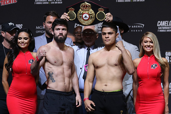 Boxing: Canelo Alvarez vs Daniel Jacobs Official Weigh-In