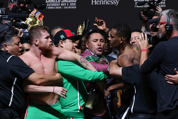 Boxing: Canelo Alvarez vs Daniel Jacobs Official Weigh-In