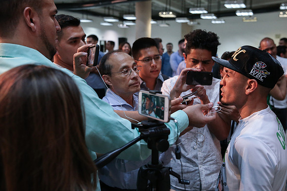 Boxing: Juan Francisco Estrada vs Dewayne Beamon Press Conference