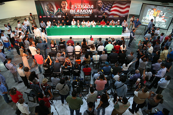 Boxing: Juan Francisco Estrada vs Dewayne Beamon Press Conference