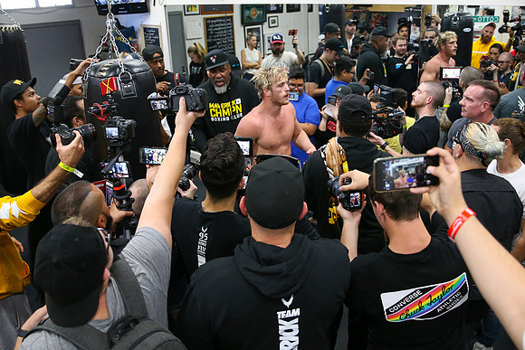 Boxing: Logan Paul Media Workout