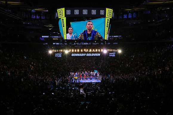 Boxing: Gennadiy Golovkin vs Sergiy Derevyanchenko