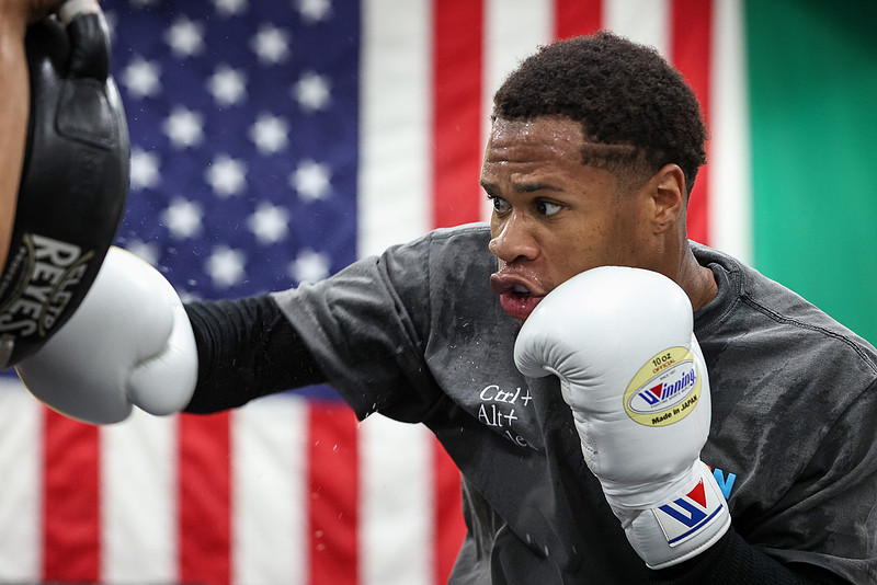 Devin Haney DAZN Training