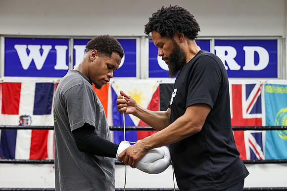 Devin Haney DAZN Training