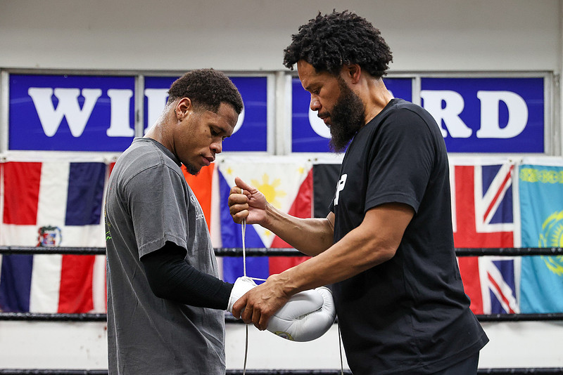 Devin Haney DAZN Training