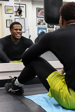 Devin Haney DAZN Training