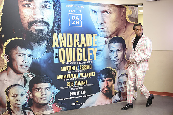 Boxing: Demetrius Andrade vs Jason Quigley Fight Night