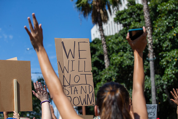 George Floyd Peaceful Protest: Los Angeles