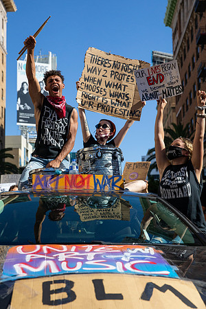 George Floyd Peaceful Protest: Los Angeles