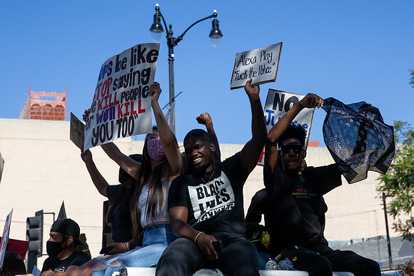 George Floyd Peaceful Protest: Los Angeles