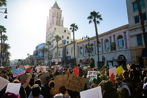 George Floyd Peaceful Protest: Los Angeles