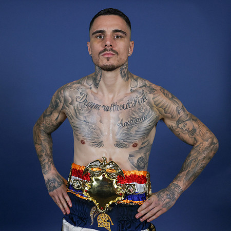 Boxing: George Kambosos Jr. and Ring Belt