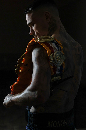 Boxing: George Kambosos Jr. and Ring Belt