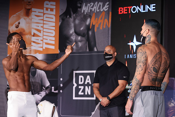 Boxing: Daniel Jacobs vs Gabriel Rosado Weigh-In