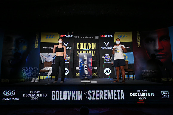 Boxing: Gennadiy Golovkin and Kamil Szeremeta Weigh-In