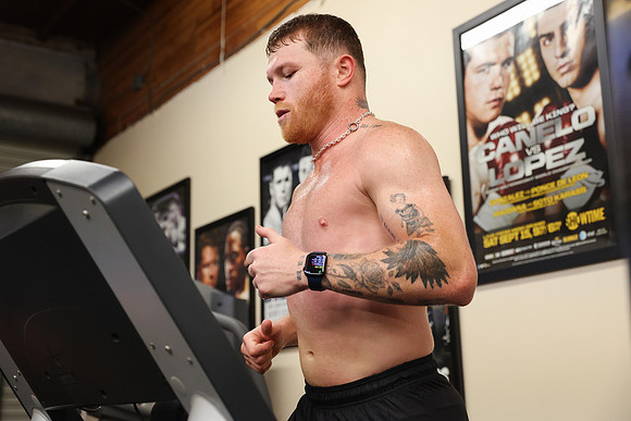 Boxing: Saul "Canelo" Alvarez Workout