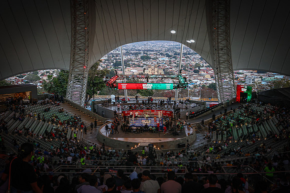 Adrian Curiel and Sivenathi Nontshinga Fight Night