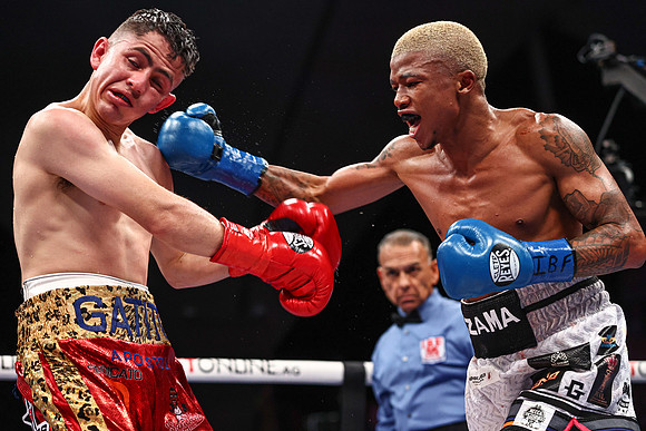 Adrian Curiel and Sivenathi Nontshinga Fight Night