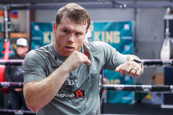 Boxing: Saul "Canelo" Alvarez Training