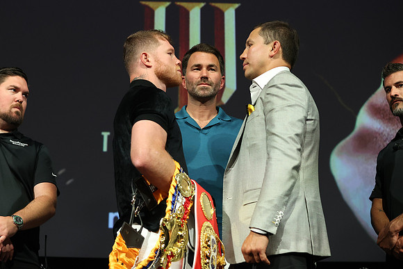 Canelo Alvarez vs Gennadiy Golovkin 3 Launch Press Conference Los Angeles