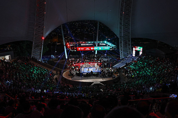 Adrian Curiel and Sivenathi Nontshinga Fight Night