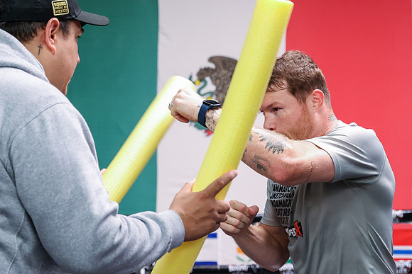 Boxing: Saul "Canelo" Alvarez Training