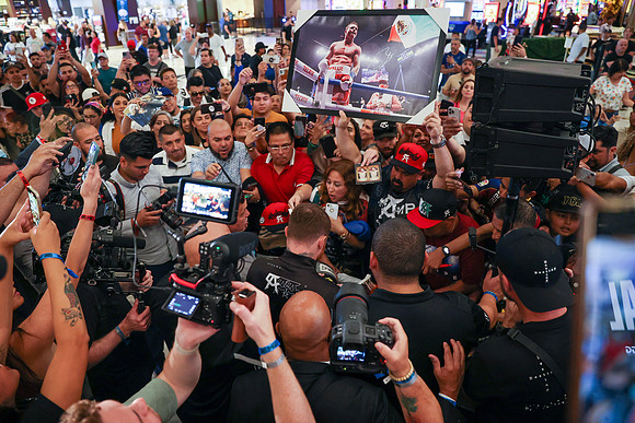 Boxing: Saul ÒCaneloÓ Alvarez vs Gennadiy ÒGGGÓ Golovkin III Grand Arrivals