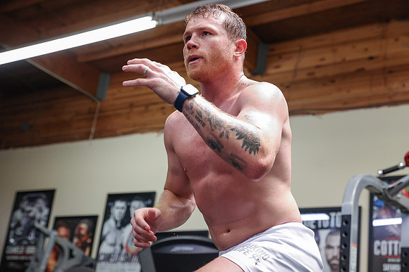 Boxing: Saul "Canelo" Alvarez Training