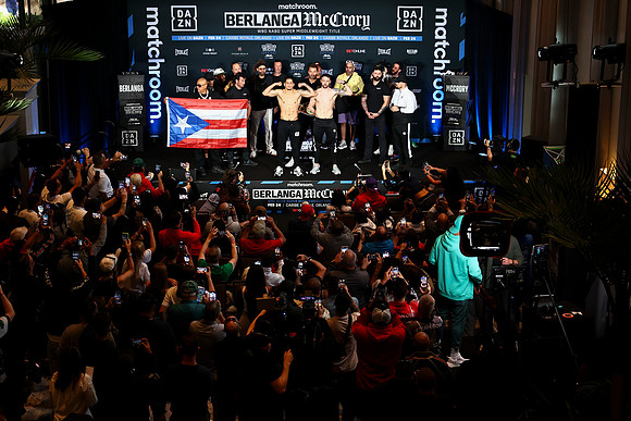 Edgar Berlanga vs Padraig McCrory Weigh-In