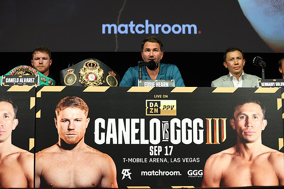 Canelo Alvarez vs Gennadiy Golovkin 3 Launch Press Conference Los Angeles
